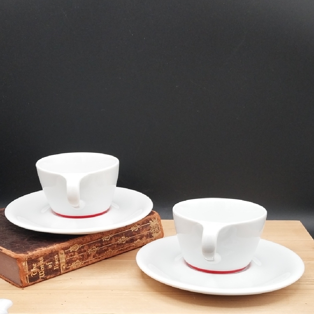 Set Of 2 Black Cat Project notNeutral Intelligentsia Cappaccino Coffee Mugs - Picture 3 of 11